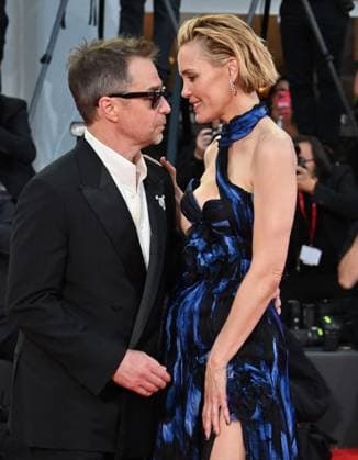 Red Carpet of the cast of the film Wild Horse Nine Red Carpet of the cast of the film Wild Horse Nine at the 83rd Venice International Film Festival. 03 Sep 2026 Pictured: Sam Rockwell and Leslie Bibb.  Copyright: xThexMegaxAgencyxMEGAx