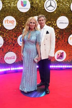 Marta Sanchez and Carlos Baute attend the Premios Juventud Awards 2026 at Starlite Auditorium on September 03, 2026 in Marbella, Spain Cordon Press 