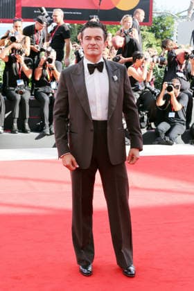 VENICE, ITALY - SEPTEMBER 03: Orlando Bloom attends the Bucking Fastard Screening during the 83rd Venice International Film Festival at Sala Grande on September 03, 2026 in Venice, Italy. (Photo by Mark Cape Insidefoto) markxcape