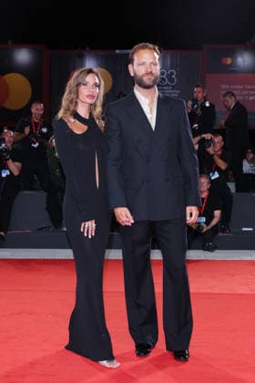 VENICE, ITALY - SEPTEMBER 03: Irene Forti and Alessandro Borghi attend the Nessun Dolore Screening during the 83rd Venice International Film Festival at Sala Grande on September 03, 2026 in Venice, Italy. (Photo by Mark Cape Insidefoto) markxcape