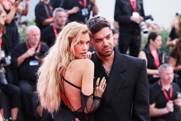 VENICE, ITALY - SEPTEMBER 03: Stella Maxwell and Anyma attend the Wild Horse Nine Screening during the 83rd Venice International Film Festival at Sala Grande on September 03, 2026 in Venice, Italy. (Photo by Mark Cape Insidefoto) markxcape