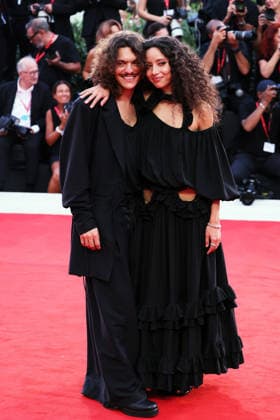 VENICE, ITALY - SEPTEMBER 03: Rocco Posca and Ailin Salas attend the Wild Horse Nine Screening during the 83rd Venice International Film Festival at Sala Grande on September 03, 2026 in Venice, Italy. (Photo by Mark Cape Insidefoto) markxcape