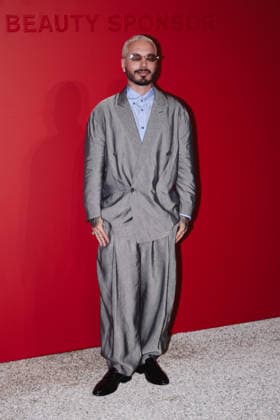 IPA88088083 - Venice, 83rd Venice International Film Festival - The photocall for the Armani Beauty Dinner event at the Giardini Reali. Pictured: J Balvin (Colombian singer and record producer)  Copyright: xAlessandroxBremecx xx 88088083
