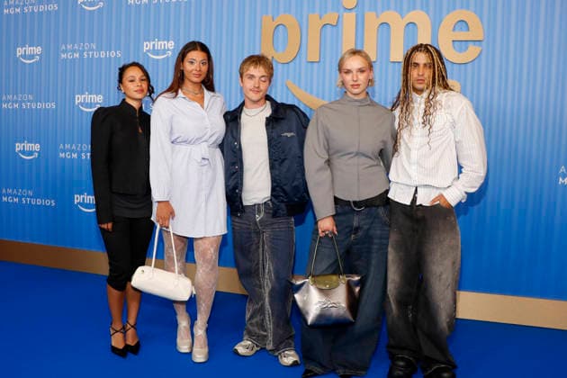 Prime Video, Press Conference at Kino International, Berlin, September 3, 2026 Zoe Fürmann, Manal Raga A Sabit, Kjeli Brutscheidt, Jule Hermann, and Lukas von Horbatschewsky, the series *Superior* Season 1, at Prime Video Germany’s annual press conference at Kino International in Berlin on September 3, 2026. Berlin, Kino International Copyright: xAnitaxBuggex