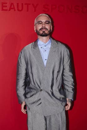 IPA88088086 - Venice, 83rd Venice International Film Festival - The photocall from the Armani Beauty Dinner event at the Giardini Reali. Pictured: J Balvin (Colombian singer and record producer)  Copyright: xAlessandroxBremecx xx 88088086