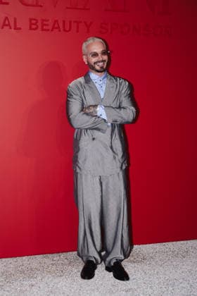 IPA88088090 - Venice, 83rd Venice International Film Festival - The photocall for the Armani Beauty Dinner event at the Giardini Reali. Pictured: J Balvin (Colombian singer and record producer)  Copyright: xAlessandroxBremecx xx 88088090