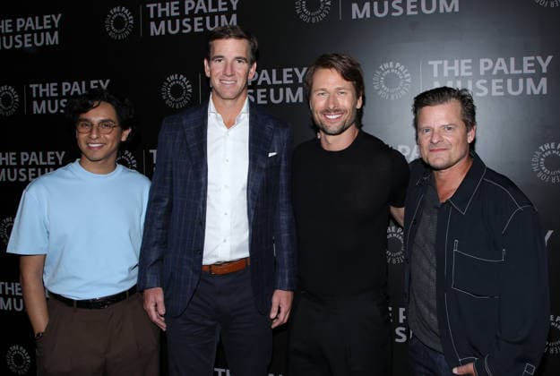 PaleyLive s Chad Powers Season 2: Back In The Game Screening Frankie A. Rodriguez, Eli Manning, Glen Powell and Steve Zahn attending PaleyLive s Chad Powers Season 2: Back In The Game Screening held at The Paley Museum on September 3, 2026 in New York City, NY New York City The Paley Museum NY USA Copyright: xStevenxBergman AFF-USA.COMx