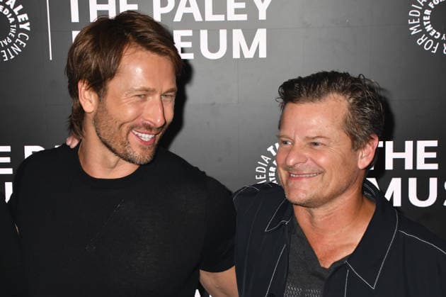 NEW YORK, NY- SEPTEMBER 3: Glen Powell and Steve Zahn at PaleyLive™s Chad Powers Season 2: Back in the Game red carpet event at The Paley Museum in New York City on September 3, 2026. Copyright: xmpi099 MediaPunchx