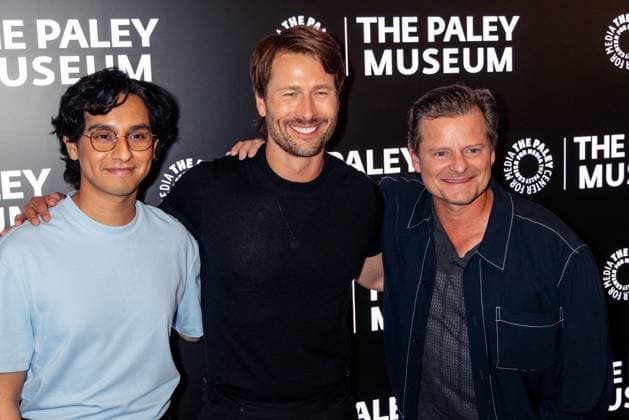 Frankie A Rodriguez, Glen Powell, Steve Zahn at arrivals for PaleyLive Presents CHAD POWERS SEASON 2: BACK IN THE GAME, The Paley Center For Media NYC, New York, NY, September 03, 2026. Photo By: Ryan Billings Everett Collection PaleyLive Presents CHAD POWERS SEASON 2: BACK IN THE GAME PUBLICATIONXNOTxINxCANxCHNxFRAxITAxJPNxNORxPOLxRUSxESPxUKxUSA
