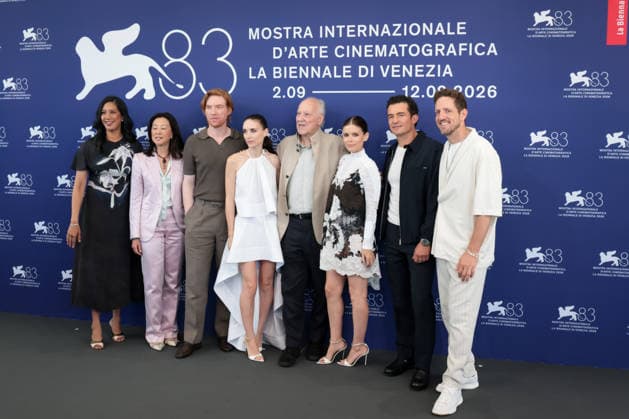 Bucking Fastard Photocall - The 83rd Venice International Film Festival Werner Herzog, Kate Mara, and Orlando Bloom attend the Bucking Fastard Photocall during the 83rd Venice International Film Festival at Palazzo del Casino on September 03, 2026 in Venice, Italy during International Film Festival, Venezia Italia  Copyright: xKazukoxWakayamax