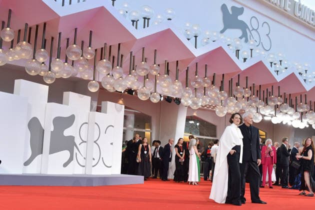 83rd Venice Film Festival (Mostra) WILD HORSE NINE Premiere: John Malkovich, Mariana Di Girolamo, Parker Posey, Director Martin McDonagh, Sam Rockwell, Steve Buscemi, and Ailín Salas attend the Wild Horse Nine premiere. Photos by Thomas Bohlen Starface 459372 2026 09 03 Venice, Italy  Copyright: xThomasxBohlenx STAR_459372_184