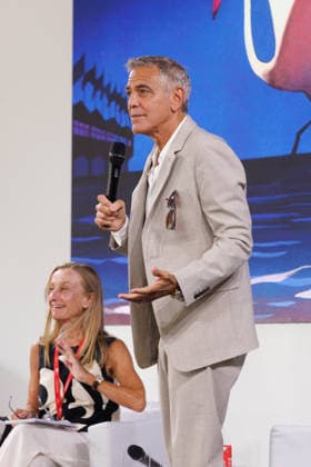 George Clooney led a masterclass at the Hotel Excelsior during the 83rd Venice International Film Festival, the Mostra on September 3, 2026. Jasmine Aissaoui, Bestimage. George Clooney gave a masterclass at the Hotel Excelsior during the 83rd edition of the Venice International Film Festival, the Mostra, on September 3, 2026. Venice, Italy  Copyright: xJasminexAissaouix xBestimagexJasminexAissaouix xBestimagex