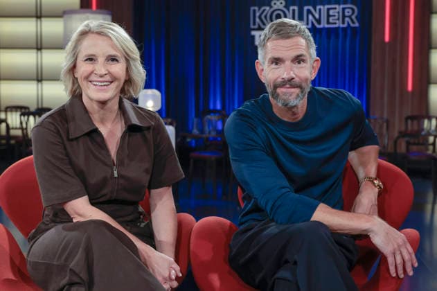 Susan Link and Micky Beisenherz during the taping of the WDR talk show Kölner Treff at WDR Studio BS 3 in Cologne, September 3, 2026 Foto:xR.xSchmiegeltx xFuturexImagex koelner_treff0309_6948