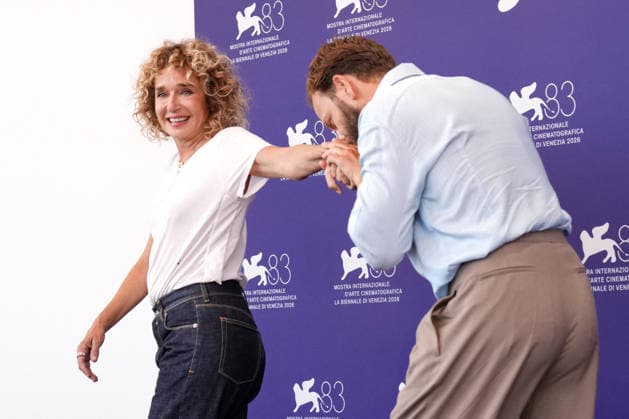 Valeria Golino and Alessandro Borghi attending the *Nessun Dolore* photo call during the 83rd Venice International Film Festival at the Palazzo del Casino on September 3, 2026, in Venice, Italy. Lucia Sabatelli, Venice, Italy  Copyright: xLuciaxSabatellix xBestimagexLuciaxSabatellix xBestimagex