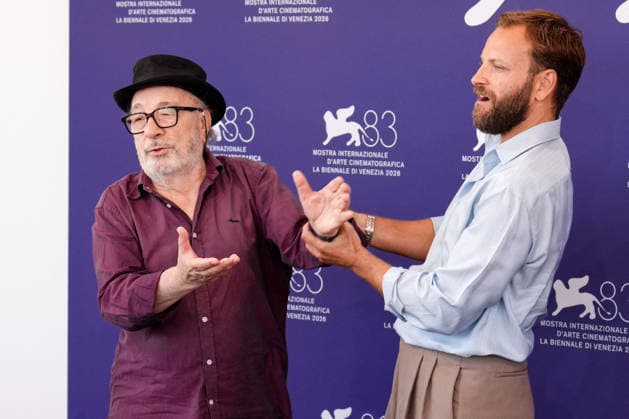 Gianni Amelio and Alessandro Borghi attending the *Nessun Dolore* photo call during the 83rd Venice International Film Festival at the Palazzo del Casino on September 3, 2026, in Venice, Italy. Lucia Sabatelli, Venice, Italy  Copyright: xLuciaxSabatellix xBestimagexLuciaxSabatellix xBestimagex