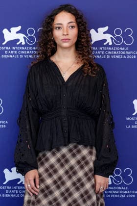 Beidja Yahiaoui attending the *Nessun Dolore* photo call during the 83rd Venice International Film Festival at the Palazzo del Casino on September 3, 2026, in Venice, Italy. Lucia Sabatelli, Venice, Italy  Copyright: xLuciaxSabatellix xBestimagexLuciaxSabatellix xBestimagex