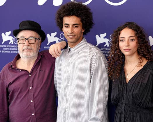 Director Gianni Amelio, Ramzi Lafrindi, and Beidja Yahiaoui attending the *Nessun Dolore* press conference during the 83rd Venice International Film Festival at the Palazzo del Casino on September 3, 2026, in Venice, Italy. Lucia Sabatelli, Venice, Italy  Copyright: xLuciaxSabatellix xBestimagexLuciaxSabatellix xBestimagex