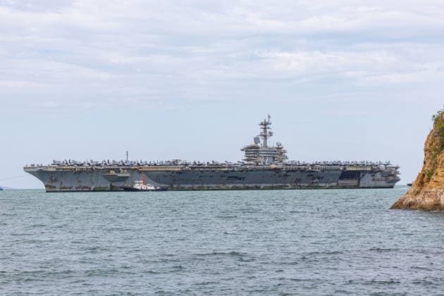 September 2, 2026, Pattaya, Thailand: The USS Abraham Lincoln Carrier approaches Laem Chabang port in Pattaya, Thailand, on Wednesday, Sept. 2, 2026. Pattaya Thailand - ZUMAm249 20260902_zip_m249_006 Copyright: xAndrexMalerbax