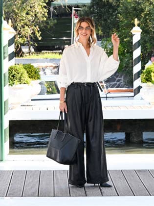IPA88096633 - Venice, 83rd Venice International Film Festival 2026 - Day 3 - Arrivals at the Excelsior Hotel™s pier - Pictured: Barbara Ronchi  Copyright: xManuelexMangiarottix xPoolxPhotoxEventsx08x 88096633