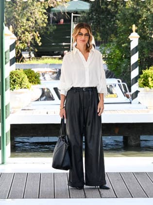 IPA88096635 - Venice, 83rd Venice International Film Festival 2026 - Day 3 - Arrivals at the Excelsior Hotel™s pier - Pictured: Barbara Ronchi  Copyright: xManuelexMangiarottix xPoolxPhotoxEventsx08x 88096635