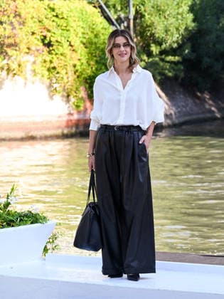 IPA88096697 - Venice, 83rd Venice International Film Festival 2026 - Day 3 - Arrivals at the Excelsior Hotel™s pier - Pictured: Barbara Ronchi  Copyright: xManuelexMangiarottix xPoolxPhotoxEventsx08x 88096697