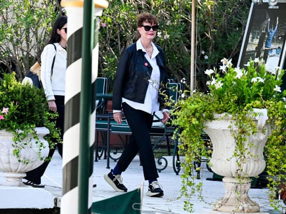 IPA88096782 - Venice, 83rd Venice International Film Festival 2026 - Day 3 - Arrivals at the Excelsior Hotel™s pier - Pictured: Susan Sarandon  Copyright: xManuelexMangiarottix xPoolxPhotoxEventsx08x 88096782