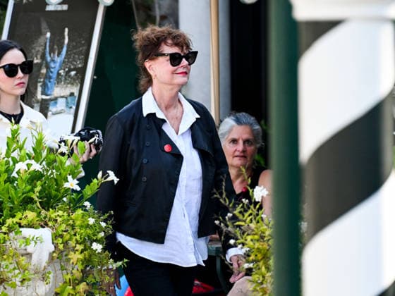 IPA88096805 - Venice, 83rd Venice International Film Festival 2026 - Day 3 - Arrivals at the Excelsior Hotel pier - Pictured: Susan Sarandon  Copyright: xManuelexMangiarottix xPoolxPhotoxEventsx08x 88096805