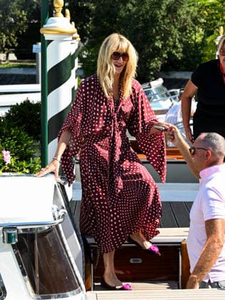 IPA88097975 - Venice, 83rd Venice International Film Festival 2026 - Day 3 - Arrivals at the Excelsior Hotel pier - Pictured: Laura Dern  Copyright: xManuelexMangiarottix xPoolxPhotoxEventsx08x 88097975