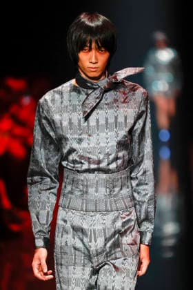 September 4, 2026, Tokyo, Japan: A model wearing fashion brand WISHARAWISH walks down the runway during the Rakuten Fashion Week TOKYO 2027 Spring Summer Collection. The fashion week runs from August 31 to September 5. Tokyo Japan  - ZUMAm191 20260904_aap_m191_014 Copyright: xRodrigoxReyesxMarinx