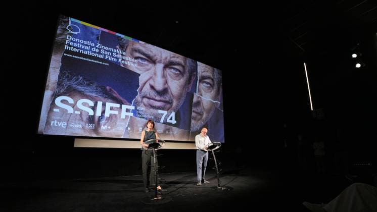 Presentation of the 74th San Sebastián Film Festival The director of the San Sebastián Film Festival, José Luis Rebordinos, and the festival’s deputy director, Maialen Beloki, during the presentation of the 74th San Sebastián Film Festival on September 4, 2026, in San Sebastián, Guipúzcoa, Basque Country, Spain. The 74th San Sebastián Film Festival will be held from September 18 to 26, 2026. This edition will pay tribute to Argentine actor Ricardo Darín on its official poster. In addition, it will screen a retrospective dedicated to filmmaker José Giovanni and will feature four special RTVE gala events showcasing major premieres. SEPTEMBER 4, 2026, San Sebastián, Guipúzcoa, Basque Country, Spain Copyright: xUnanuex 7748175