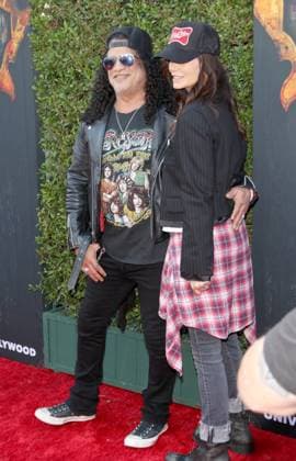 Arrivals at the Halloween Horror Nights event at Universal Studios in Los Angeles Featuring: Slash, Meegan Hodges Where: Los Angeles, California, United States When: 03 Sep 2026 Credit: H2Y INSTARimages EDITORIAL USE ONLY. NOT FOR USE BY NEWSPAPERS BASED IN THE UK. Copyright: xx instar55975296