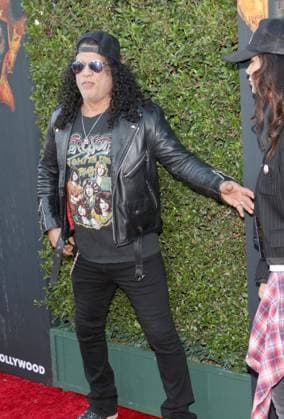 Arrivals at the Halloween Horror Nights event at Universal Studios in Los Angeles Featuring: Slash, Meegan Hodges Where: Los Angeles, California, United States When: 03 Sep 2026 Credit: H2Y INSTARimages EDITORIAL USE ONLY. NOT FOR USE BY NEWSPAPERS BASED IN THE UK. Copyright: xx instar55975297