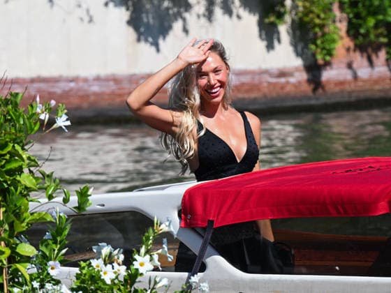 IPA88099804 - Venice, 83rd Venice International Film Festival 2026 - Day 3 - Arrivals at the Excelsior Hotel pier - Pictured: Alexis Ren  Copyright: xManuelexMangiarottix xPoolxPhotoxEventsx08x 88099804