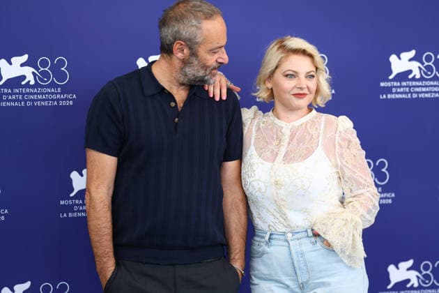 September 4, 2026, Venice Lido, Veneto, Italy: Director CEDRIC KAHN and SOPHIE GUILLEMIN during the A Place to Heal photocall at the 83rd Venice Film Festival at Sala Grande in Venice Lido, Italy Venice Lido Italy  - ZUMAc179 20260904_zep_c179_001 Copyright: xMickaelxChavetx
