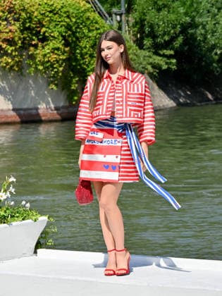 IPA88101946 - Venice, 83rd Venice International Film Festival 2026 - Day 3 - Arrivals at the Excelsior Hotel s pier - Pictured: Vittoria from Milan  Copyright: xManuelexMangiarottix xPoolxPhotoxEventsx08x 88101946