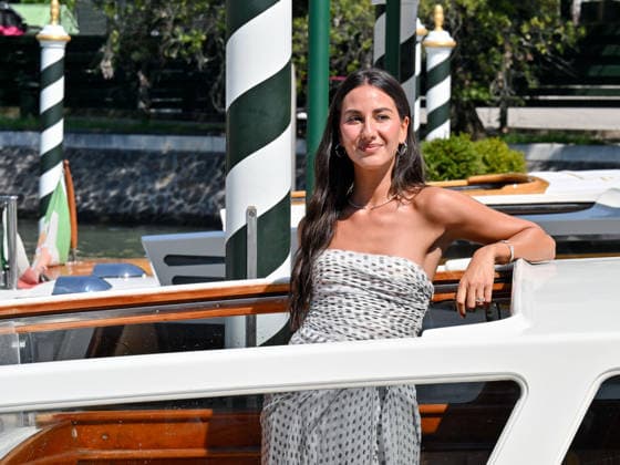 IPA88101935 - Venice, 83rd Venice International Film Festival 2026 - Day 3 - Arrivals at the Excelsior Hotel™s pier - Pictured: Martina Tinarelli  Copyright: xManuelexMangiarottix xPoolxPhotoxEventsx08x 88101935