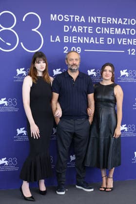 Venice 2026 15 18 A Place To Heal Photocall NB Zoé Monpart, Cédric Kahn, Malou Khebizi attending the 15 18 A Place To Heal Photocall as part of the 83th Venice International Film Festival at the Lido in Venice, Italy on September 04, 2026. Photo by Nasser Berzane ABACAPRESS.COM Venice Italy  Copyright: xBerzanexNasser ABACAx