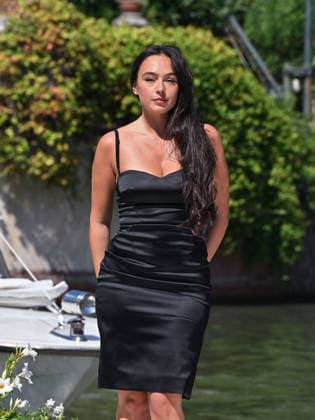 IPA88102226 - Venice, 83rd Venice International Film Festival 2026 - Day 3 - Arrivals at the Excelsior Hotel pier - Pictured: Electra Lastra  Copyright: xManuelexMangiarottix xPoolxPhotoxEventsx08x 88102226