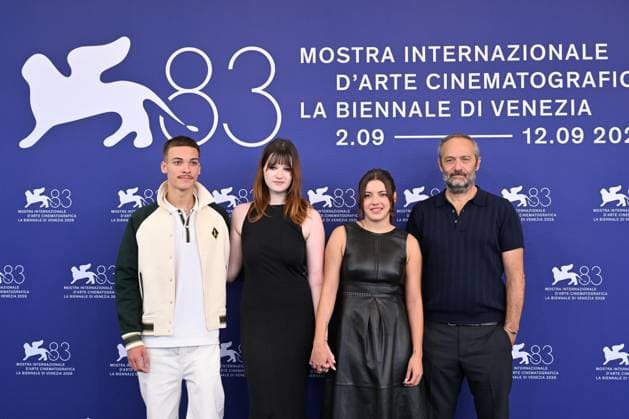 September 4, 2026, Venice, Rome, Italy: Kenji Peyran, ZoÃ¢oeÃ‚Â® Monpart, Malou Khebizi and CÃ¢oeÃ‚Â®dric Kahn during the photocall of the film 15 18 A Place To Heal , 83rd Venice International Film Festival, Venice, 04 09 2026 Venice Italy  - ZUMAa289 20260904_zia_a289_030 Copyright: xMlax xAgfx