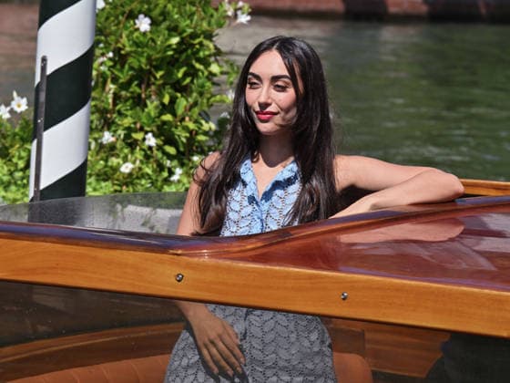 IPA88102219 - Venice, 83rd Venice International Film Festival 2026 - Day 3 - Arrivals at the Excelsior Hotel™s pier - Pictured: Gaia Visco Gilardi  Copyright: xManuelexMangiarottix xPoolxPhotoxEventsx08x 88102219