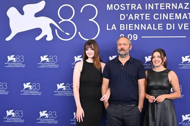 September 4, 2026, Venice, Rome, Italy: ZoÃ¢oeÃ‚Â® Monpart, CÃ¢oeÃ‚Â®dric Kahn, Malou Khebizi during the photocall of the film 15 18 A Place To Heal , 83Ã¢Â¬Ã‚Â¬ Mostra Internazionale doo¡o Arte Cinematografica, Venice, 04 09 2026 Venice Italy  - ZUMAa289 20260904_zia_a289_033 Copyright: xMlax xAgfx