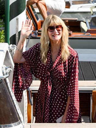IPA88097969 - Venice, 83rd Venice International Film Festival 2026 - Day 3 - Arrivals at the Excelsior Hotel pier - Pictured: Laura Dern  Copyright: xManuelexMangiarottix xPoolxPhotoxEventsx08x 88097969