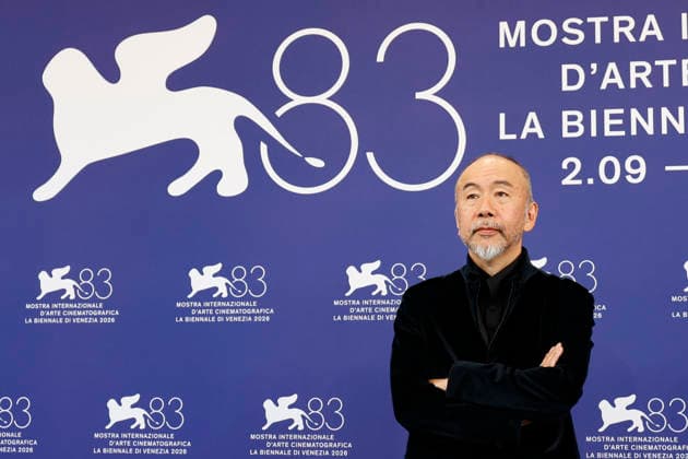 September 4, 2026, Venice, ITALY: Japanese director Shinya Tsukamoto poses for the photocall of Nelson San, anata wa hito wo koroshimashitaka? (Mr. Nelson, did you kill people?)™ at the 83rd annual Venice International Film Festival, in Venice, Italy, 04 September 2026. The movie is presented in Venezia 83 official competition at the festival running from 02 to 12 September 2026. ANSA FABIO FRUSTACI. Venice ITALY  - ZUMAa110 20260904_zaf_a110_017 Copyright: xFabioxFrustacix