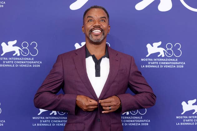 Rodney Hicks at the photo call for the film *Mr. Nelson, Did You Kill People? Nelson san, anata wa hito o koro shimashita ka* at the 2026 Venice Biennale—the 83rd Venice International Film Festival—at the Palazzo del Casino in Venice, September 4, 2026 Foto:xD.xBedrosianx xFuturexImagex nelson_6901
