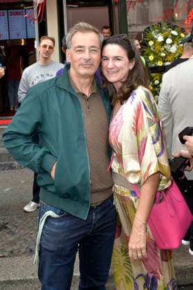 Jan Sosniok with his wife Nadine at the grand opening of Frederick Lau s vegan döner shop, Döner Pro, at Oranienstraße 190 in Berlin Kreuzberg, Berlin, September 4, 2026 Foto:xM.xBehrensx xFuturexImagex doener_6918