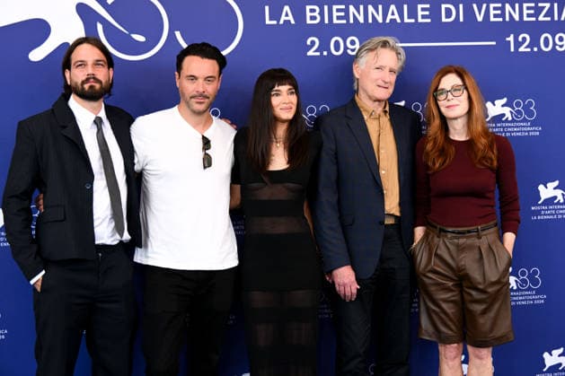 IPA88106142 - Venice, 83rd Venice International Film Festival 2026 - Day 3, Photocall for the film The Basics of Philosophy. Pictured are Daniel Zovatto, Sofia Boutella, Jack Huston, Bill Pullman, and Dana Delany  Copyright: xAlbertoxTerenghix xPoolxPhotoxEventsx08x 88106142