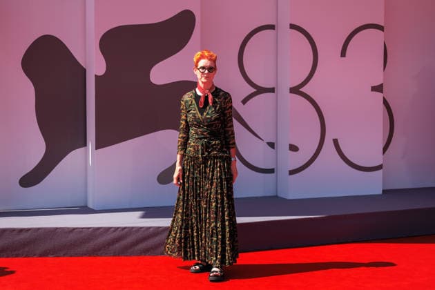 September 4, 2026, Venice, Italy: Sandy Powell attends the red carpet of the film Queer Edward II at the 83rd Venice International Film Festival at the Palazzo del Cinema. Venice Italy - ZUMAs197 20260904_aaa_s197_247 Copyright: xMarcoxBaradax