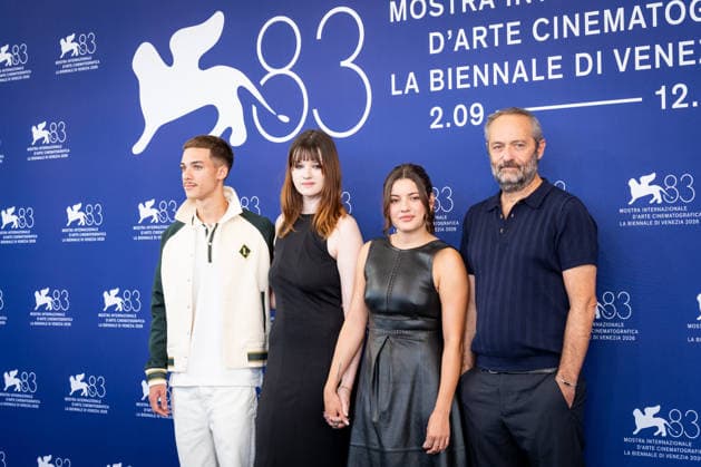 15 18 A Place To Heal photocall during the 83rd Venice International Film Festival in Venice, Italy on 04 September 2026. Kenji Peyran, ZoÃ Monpart, CÃ dric Kahn, Malou Khebizi attend the 15 18 A Place To Heal photocall during the 83rd Venice International Film Festival in Venice, Italy on 04 September 2026., Credit:Stefano Costantino TTL Stefano Costantino Avalon Italy, Venice  Copyright: xStefanoxCostantinoxTTLx xStefanoxCostantinox xAvalonx 1130697196