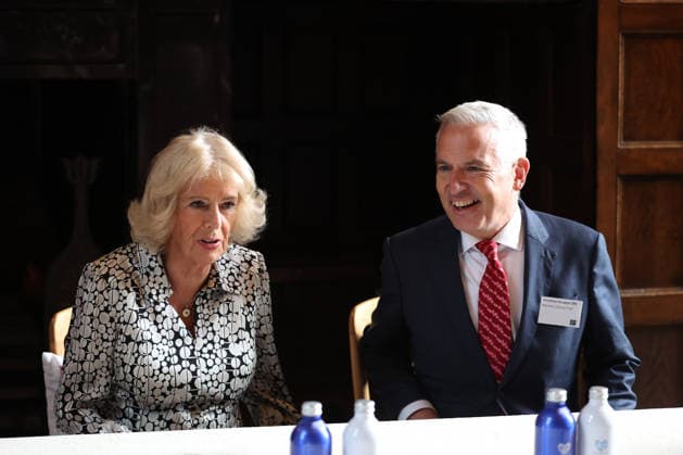 Queen Camilla Visits Liverpool LIVERPOOL, ENGLAND - SEPTEMBER 04: Queen Camilla and Johnathon Douglas CBE laugh together at Speke Hall during her visit to Liverpool on September 04, 2026 in Liverpool, England. The Queen carried out the engagement as Patron of the National Literacy Trust., Credit:Matt McNulty PA ROTA - B68 Avalon United Kingdom, England, Liverpool  Copyright: xMattxMcNultyx xPAxROTAx-xB68x xAvalonx 1130705596