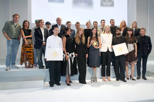 Zane Li, founder of Lii and winner of the Karl Lagerfeld Prize ; Priyanka Chopra Jonas, Jennifer Lawrence, and Julie Kegels, winners of the LVMH Prize ; Delphine Arnault, President of Dior and the LVMH Prize, Anial Padia, founder of YOSHITA 1967 and winner of the Savoir-Faire Prize, Urassaya Sperbund ( Yaya ), Pietro Beccari, CEO of Louis Vuitton, and the 2026 LVMH Prize jury at the Fondation Vuitton, Paris, September 4, 2026 Bertrand Rindoff Bestimage LVMH Prize 2026 at the Vuitton Foundation in Paris, France Paris, France  Copyright: xBERTRANDxRINDOFFxPETROFFx xBESTIMAGExBERTRANDxRINDOFFxPETROFFx xBESTIMAGEx